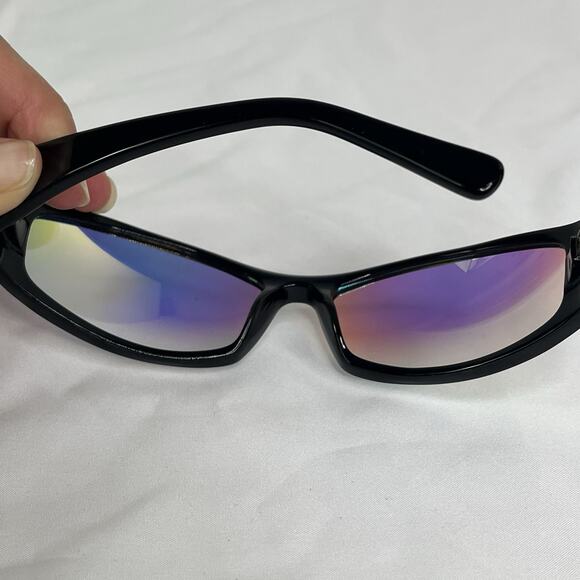 Blue Shark Optics Sunglasses Italian design mirror lenses, poker, gaming Small - Picture 8 of 10